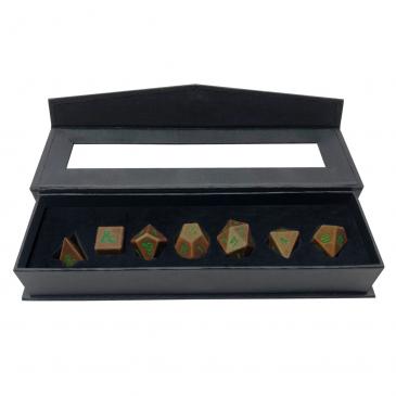 UP Heavy Metal RPG Dice Set: Feywild Copper and Green