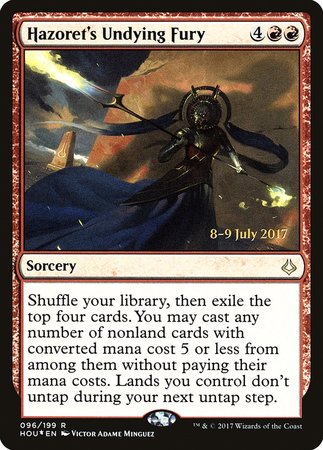 Hazoret's Undying Fury [Hour of Devastation Promos]