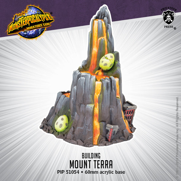 Mount Terra – Monsterpocalypse Building (resin)