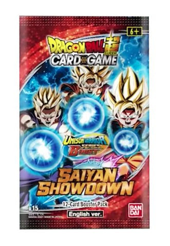 DRAGON BALL SUPER CARD GAME Unison Warrior Series Boost: Saiyan Showdown Booster Pack