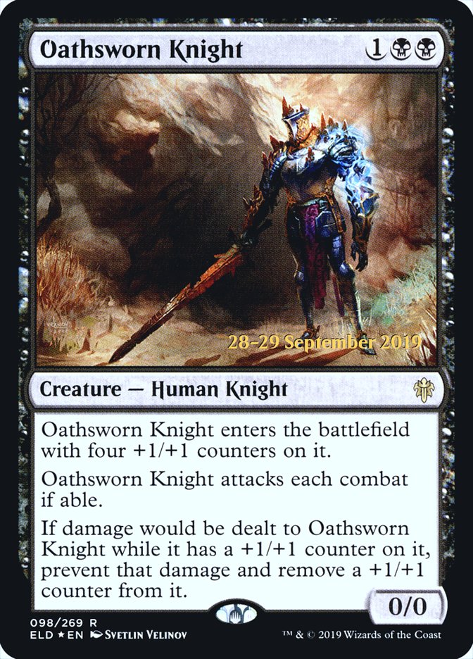 Oathsworn Knight  [Throne of Eldraine Prerelease Promos]