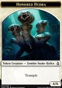 Honored Hydra // Warrior Token [Amonkhet Tokens]