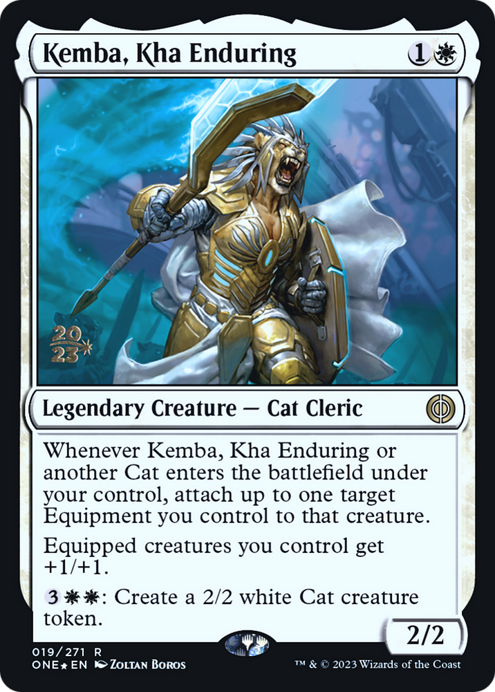 Kemba, Kha Enduring [Phyrexia: All Will Be One Prerelease Promos]