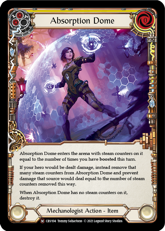 Absorption Dome (Rainbow Foil) [U-CRU104-RF] Unlimited Rainbow Foil