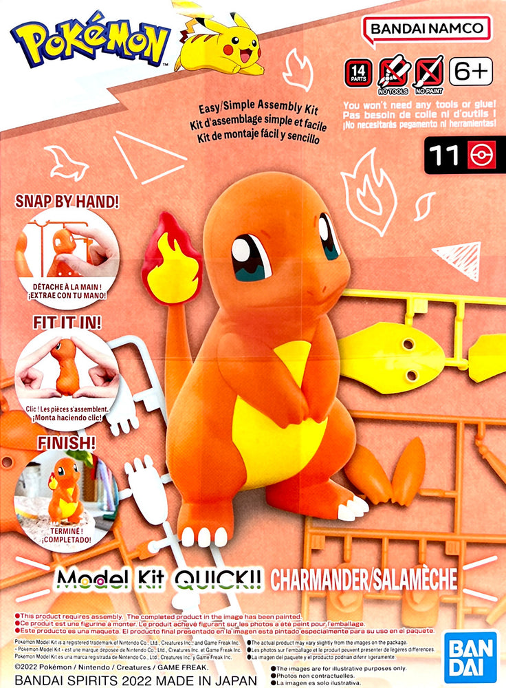 POKEMON MODEL KIT CHARMANDER