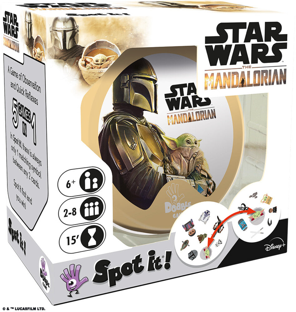 Star Wars The Mandalorian Spot it! Game