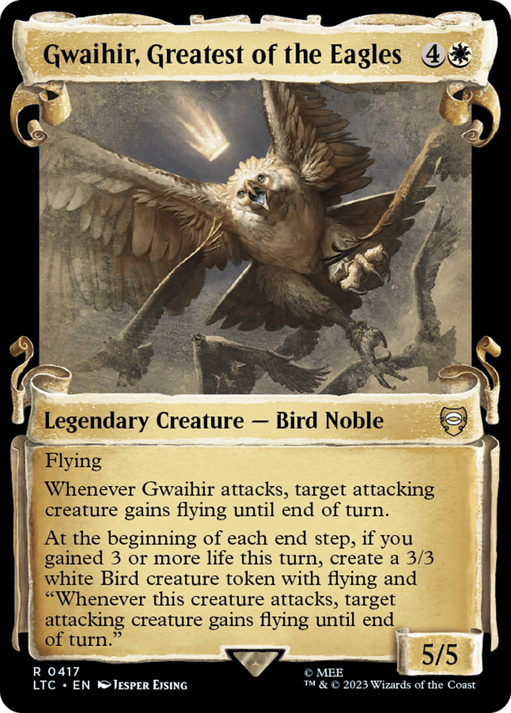 Gwaihir, Greatest of the Eagles [The Lord of the Rings: Tales of Middle-Earth Commander Showcase Scrolls]