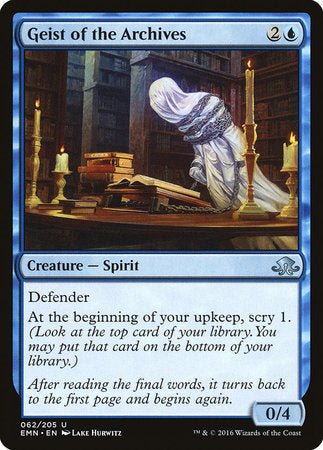 Geist of the Archives [Eldritch Moon]