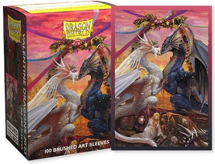 Dragon Shield: (100) Brushed Valentine 2023 Art Sleeves