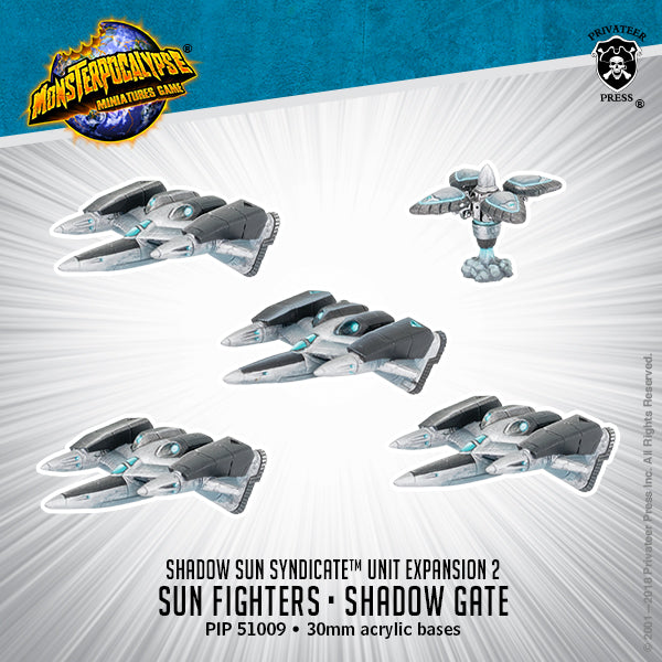 Monsterpocalypse – Sun Fighter and Shadow Gate: Shadow Sun Syndicate Unit (metal/resin)