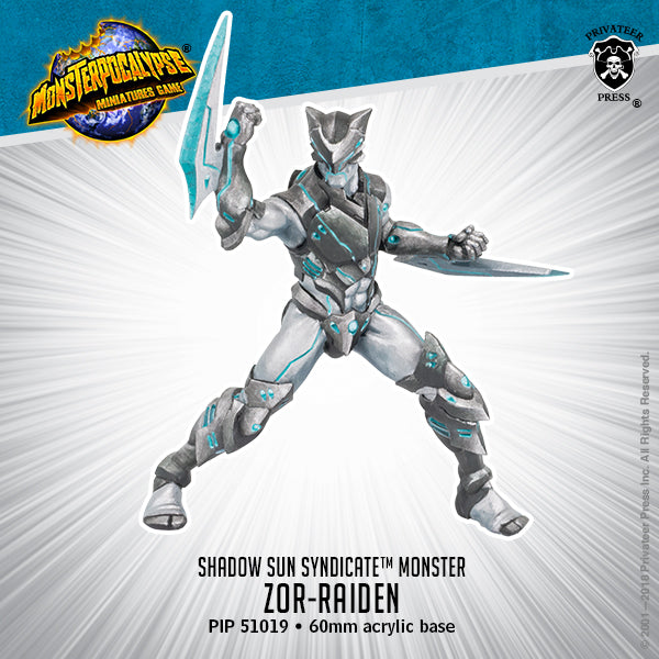 Zor-Raiden – Monsterpocalypse Shadow Syndicate Monster (metal/resin)
