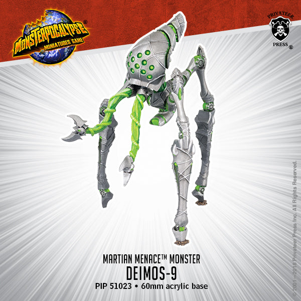 Deimos-9 – Monsterpocalypse Martian Menace Monster (resin)