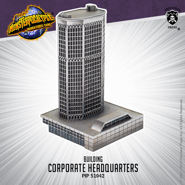 Corporate HQ – Monsterpocalypse Building (resin)