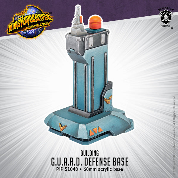 G.U.A.R.D. Defense Base – Monsterpocalypse Building (resin)