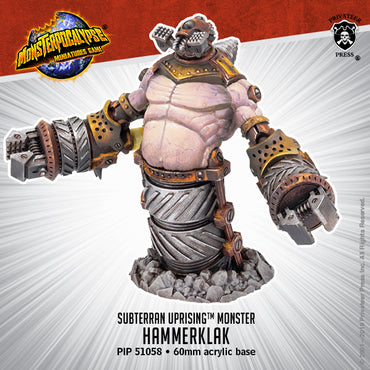 Hammerklak – Monsterpocalypse Subterran Uprising Monster (metal/resin)