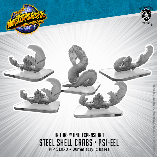 Steel Shell Crabs & Psi-Eel - Triton Unit (metal)