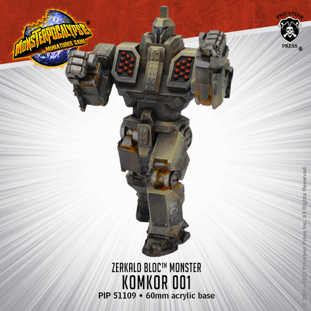Monsterpocalypse Komkor 001 Zerkalo Bloc Monster