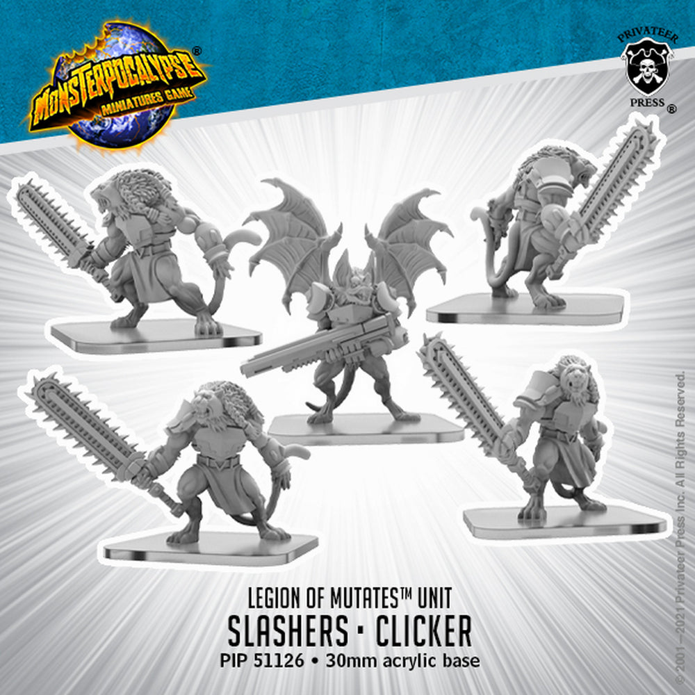 Monsterpocalypse Slashers and Clicker Legion of Mutates Unit