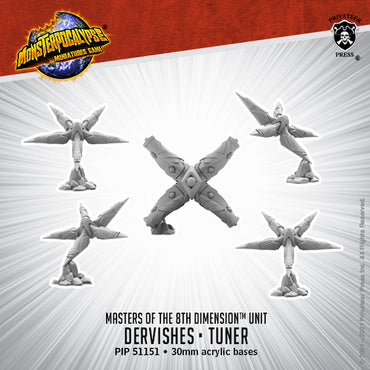 Monsterpocalypse Dervishes and Tuner Masters of the 8th Dimension Unit