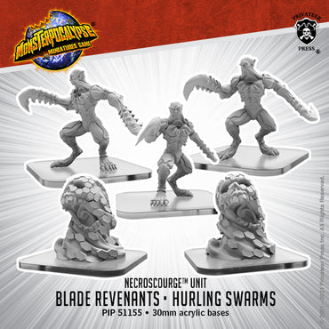 Monsterpocalypse Blade Revenants and Hurling Swarms Necroscourge Units