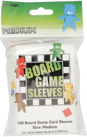 Medium Board Game Sleeves 57mm x 89mm (100)