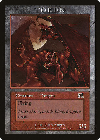 Dragon Token (Onslaught) [Magic Player Rewards 2002]