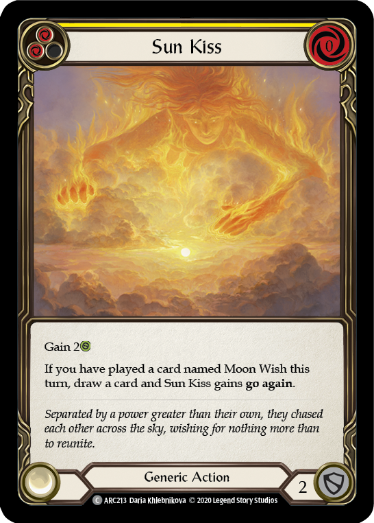 Sun Kiss  (Yellow) [U-ARC213] Unlimited Rainbow Foil