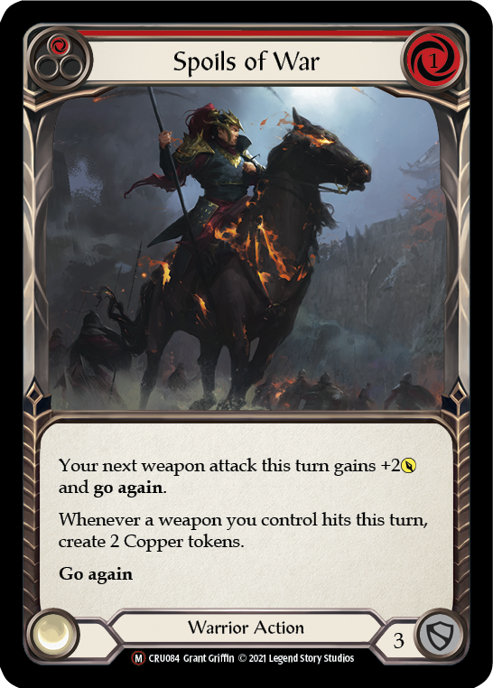 Spoils of War (Rainbow Foil) [U-CRU084-RF] Unlimited Rainbow Foil
