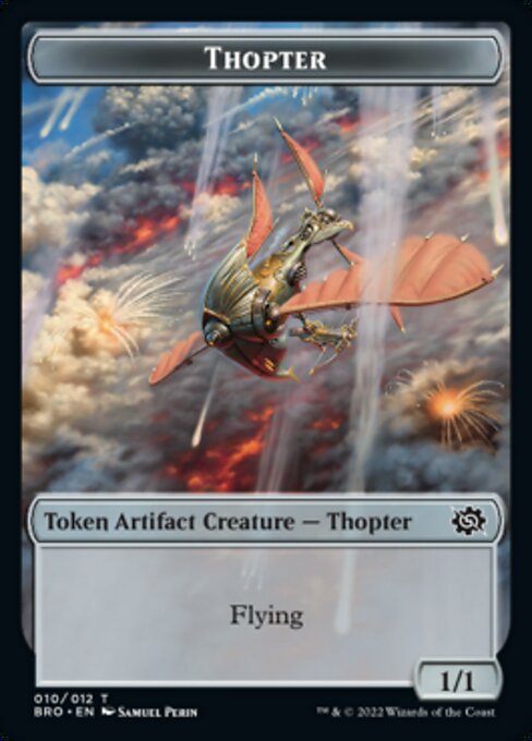 Powerstone // Thopter Double-Sided Token [The Brothers' War Tokens]