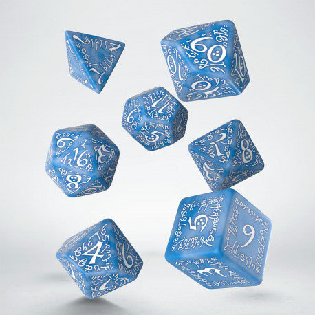 Elvish Dice Set Glacier/White