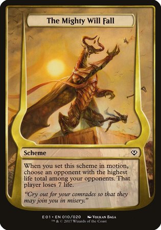 The Mighty Will Fall (Archenemy: Nicol Bolas) [Archenemy: Nicol Bolas