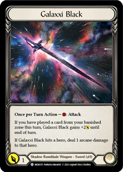 Chane // Galaxxi Black [MON154 // MON155] 1st Edition Normal
