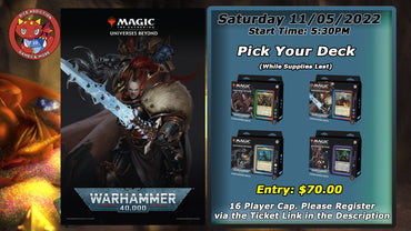 MTG: Warhammer 40k Commander Sealed Event ticket