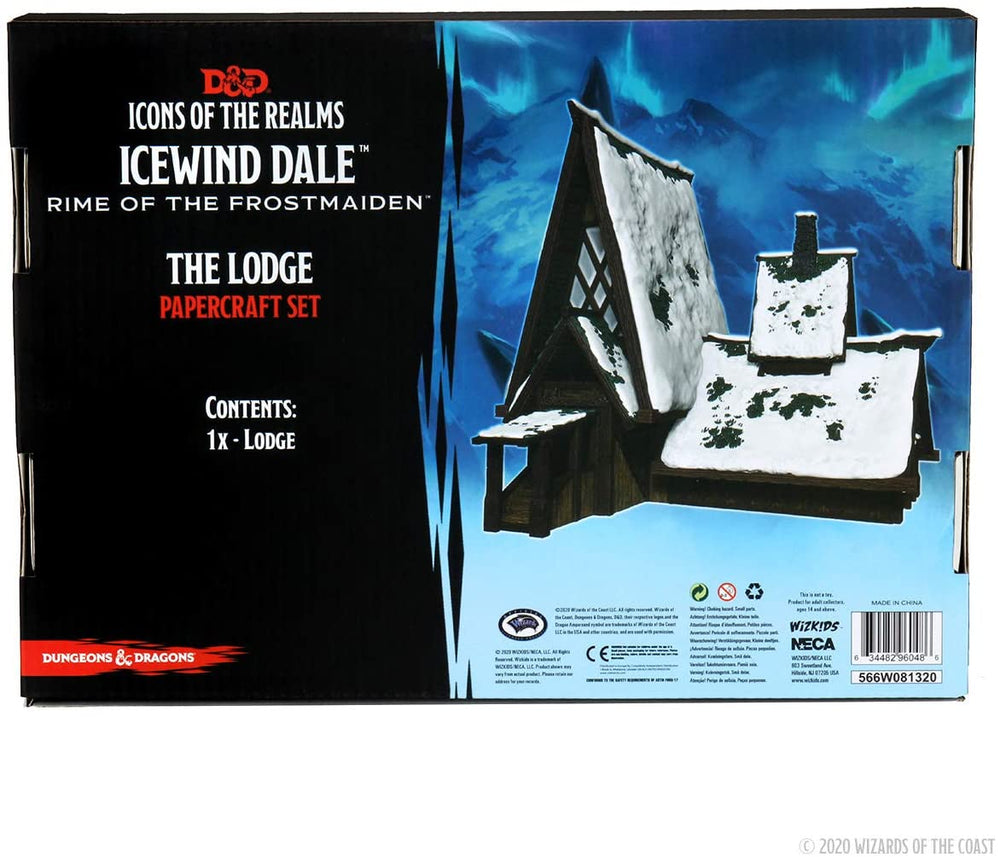 Icewind Dale: Rime of the Frostmaiden - The Lodge Papercraft Set