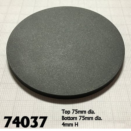 3 Round Plastic RPG Base (10)"