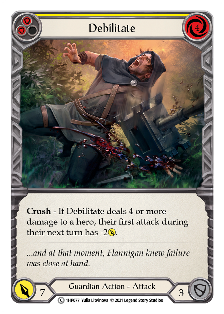 Debilitate (Yellow) [1HP077]