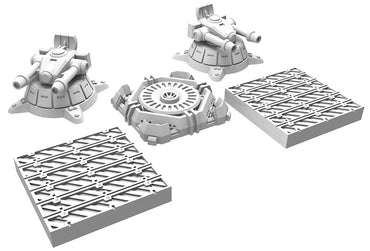 Monsterpocalypse: City Assets 2 (Resin and White Metal)