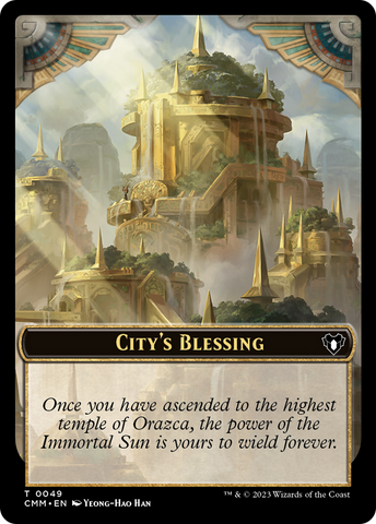 City's Blessing // Ogre Double-Sided Token [Commander Masters Tokens]