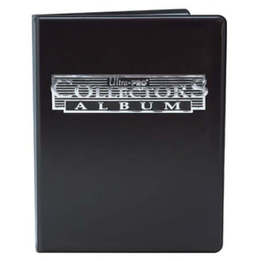 4-Pocket Black Collectors Portfolio -Black