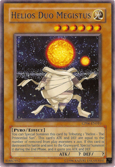 yugioh helios deck Helios Duo Megistus [CP06-EN010] Rare