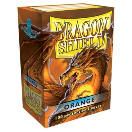 Dragon Shields: (100) Orange