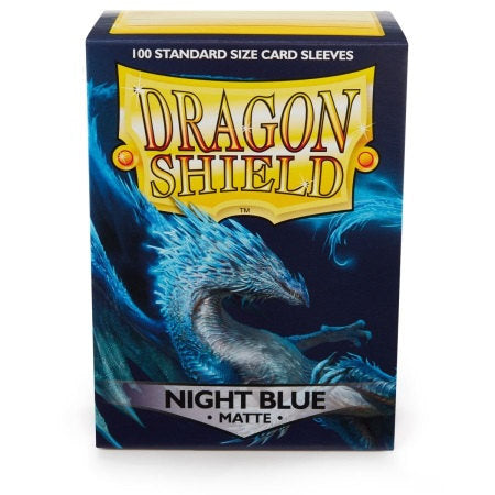 Dragon Shields: (100) Matte Night Blue
