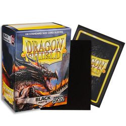 Dragon Shields: (100) Non Glare Matte Black