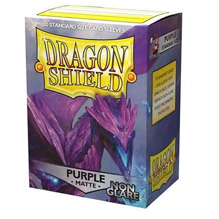 Dragon Shields: (100) Non Glare Matte Purple