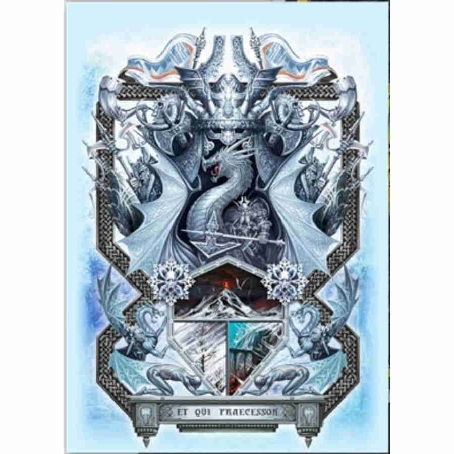 Dragon Shields: (100) Art Sleeves Classic King Athromark III - Coat of Arms