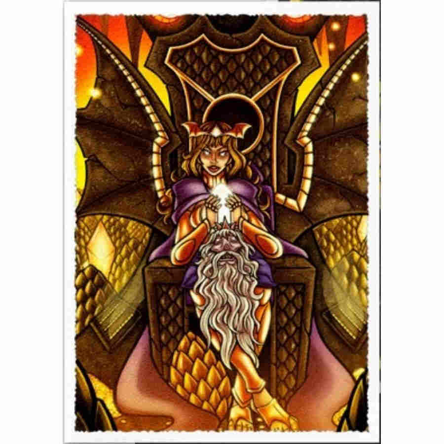 Dragon Shields: (100) Matte Art - Queen Athromark Portrait