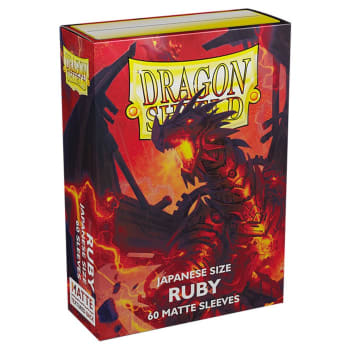 Dragon Shields Japanese: (60) Matte Ruby