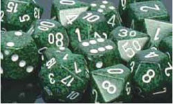 7CT SPECKLED POLY RECON DICE SET