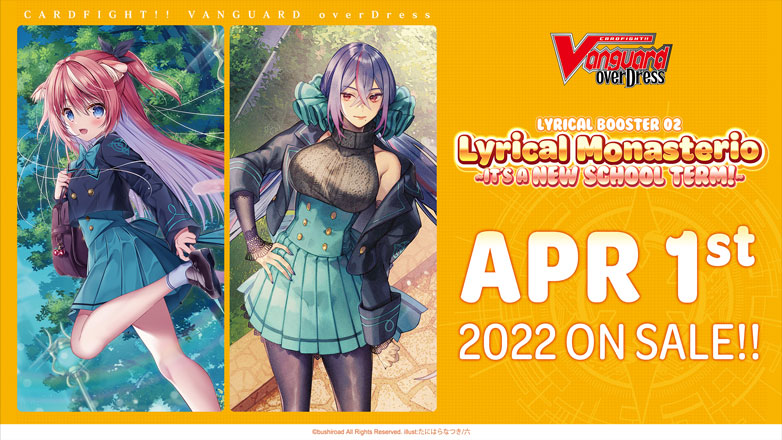 Cardfight Vanguard Overdress Lyrical Booster Box 2 Lyrical Monasterio