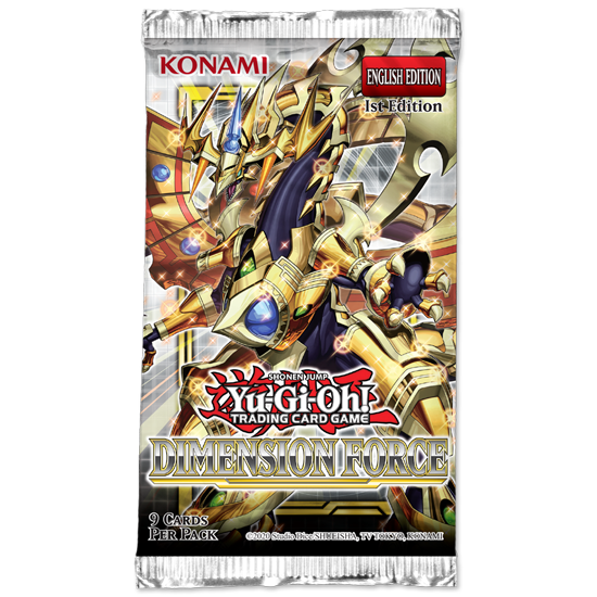 Yu-Gi-Oh! Dimension Force Booster pack